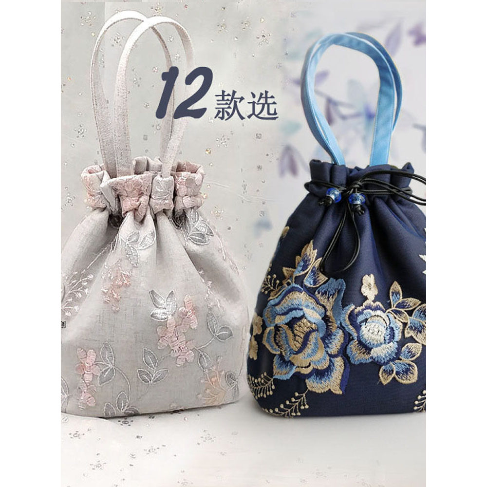 กระเป๋าที่ดีที่สุด bester brand กระเป๋ Classic handbag Original Lace Casual Ladies กระเป๋าผ้าหูรูดแบ