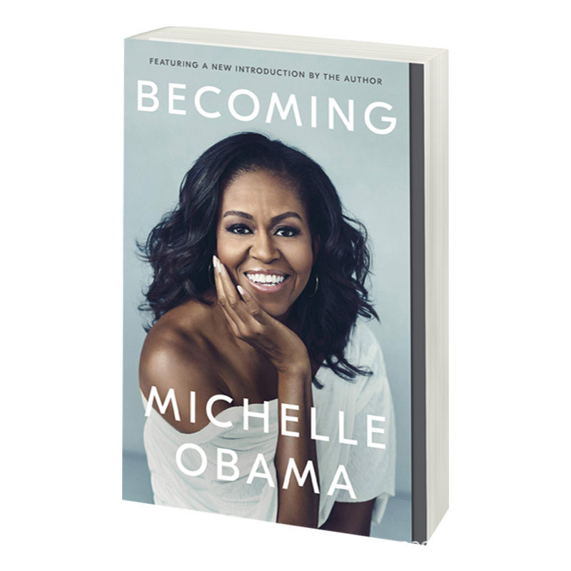 หนังสือเวอร์ชันภาษาอังกฤษ Becoming Michelle Obama Autobiography Michelle Obama Character Biography