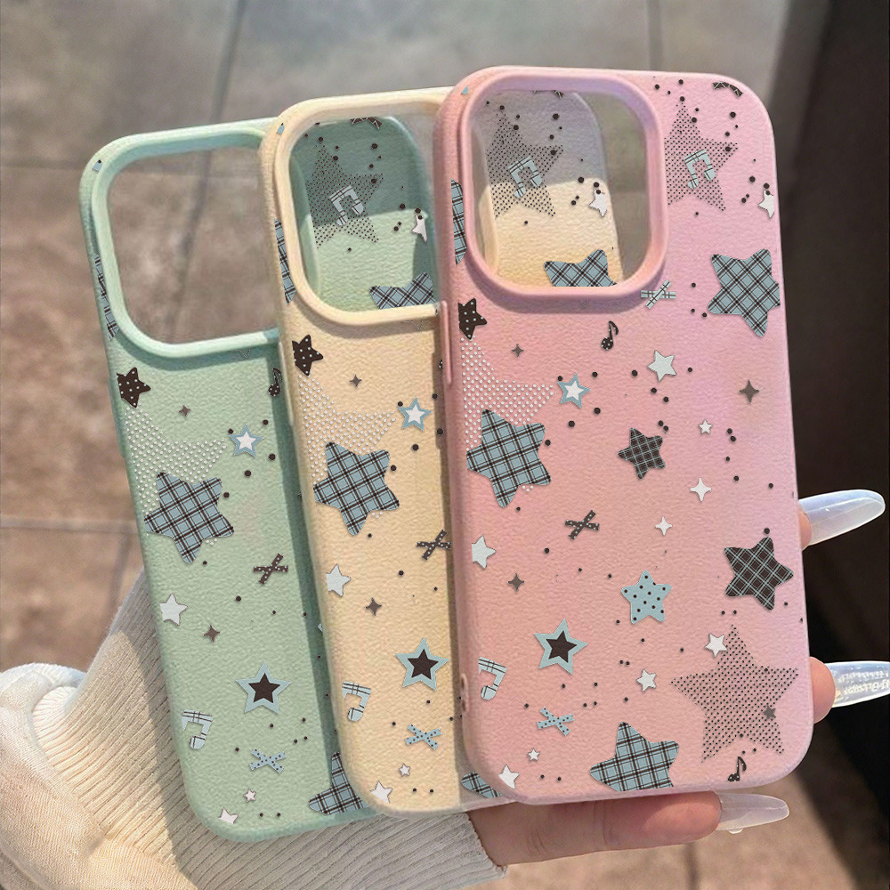 For iPhone 18 Pro 17 16 15 14 13 12 11 Pro Max เคสโทรศัพท์การ์ตูน Matteฝาครอบโทรศัพท์นุ่ม เคส TPU กันกระแทกหนังนิ่ม