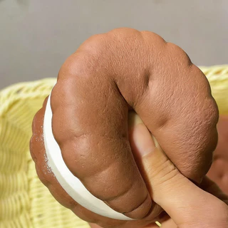 Squishy เค้กจําลองบีบของเล่น Fidgets ของเล่นคุกกี้ขนาดใหญ่บิสกิตช้า Rising Squishy ความวิตกกังวล Antistress Squishy ของขวัญเด็ก