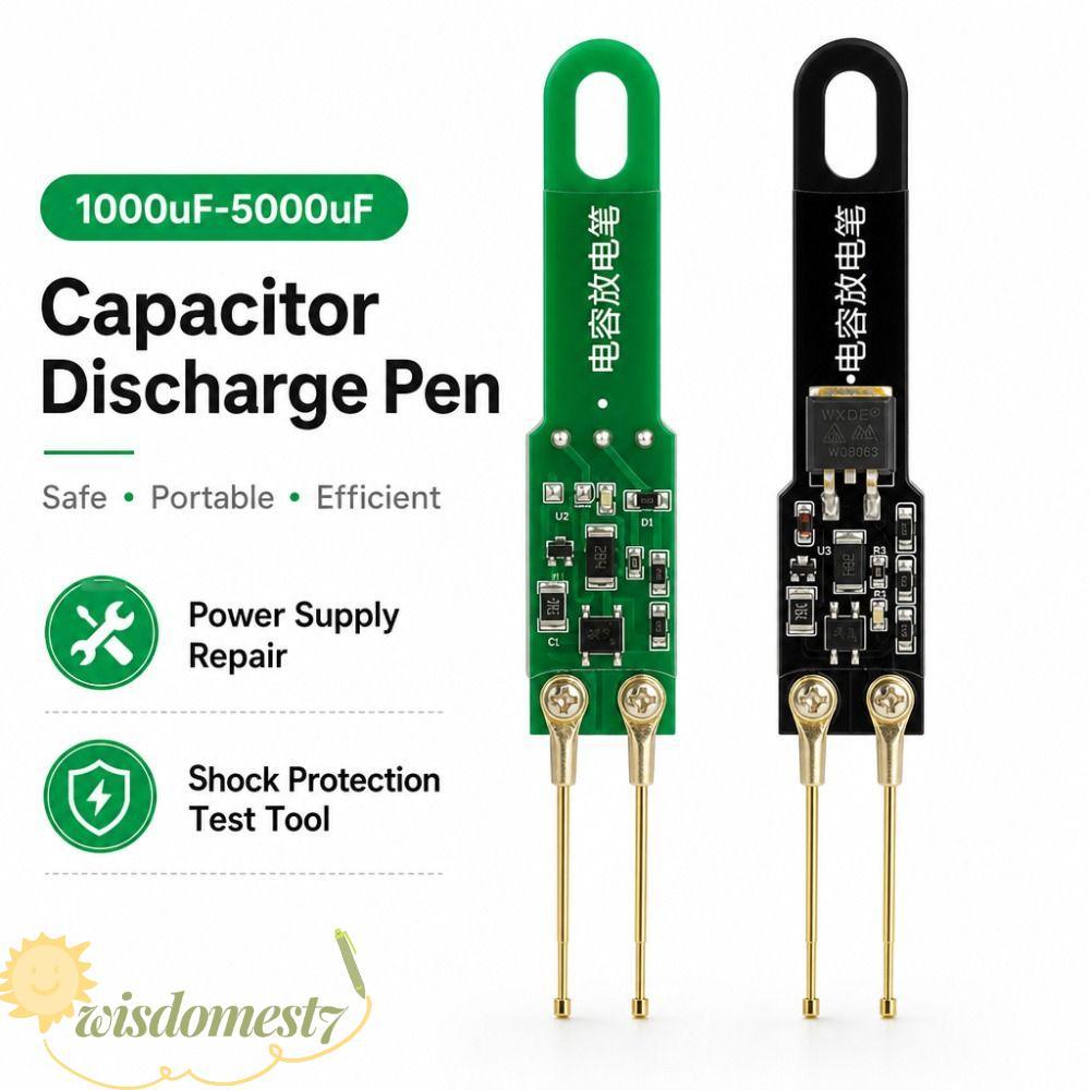 เครื่องมือปล่อย WISDOM, 1000μF 5000μF AC DC Capacitor Discharge Pen, Fast Discharge Switch การทดสอบ 