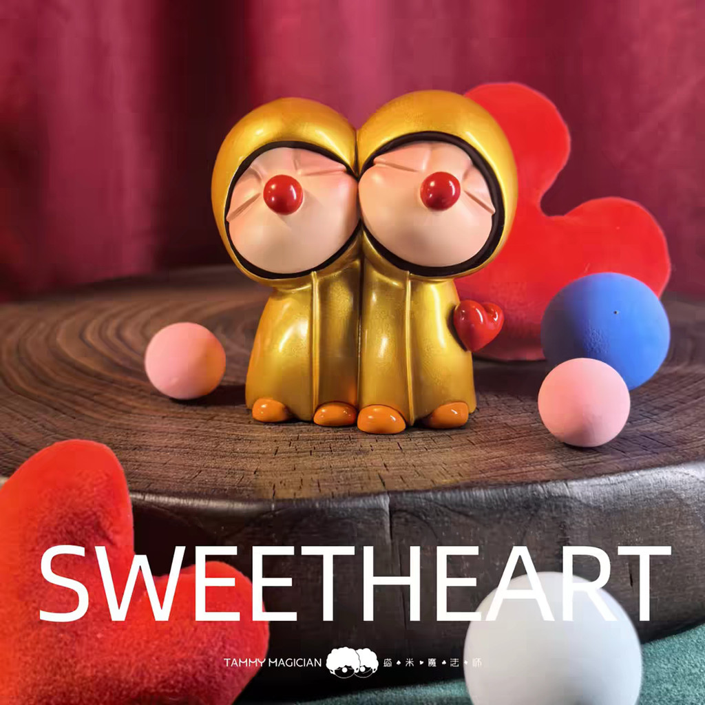 Huiwei · คนรัก · ซีรีส์ศิลปินตุ๊กตาทํามืออินเทรนด์เล่นกล่องลึกลับเครื่องประดับของขวัญคอลเลกชันตกแต่ง