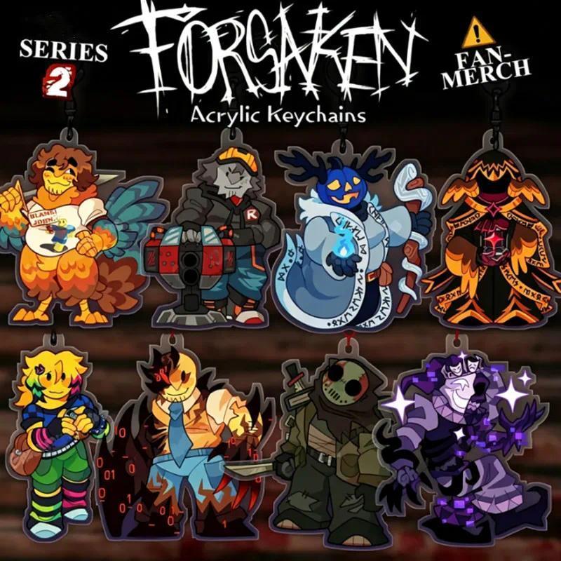 FORSAKEN Series 2 พวงกุญแจ - Shedletsky Builderman Dusekkar Tach Noob John Doe Slasher Noli อะคริลิค