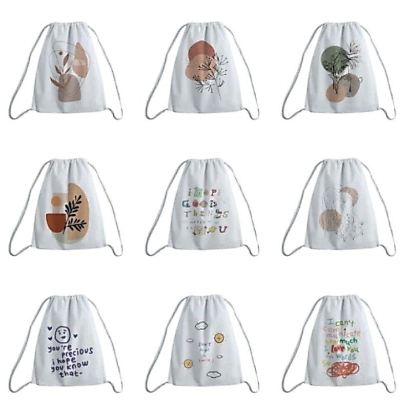 Radjatotebag Totebag string bag Drawstring bag string bag (สามารถปรับแต่งภาพเองได้) หัก 02