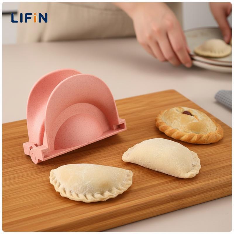 Lifin มาร์ทเครื่องทำเกี๊ยว, เครื่องมือทำเกี๊ยวที่หนีบแม่พิมพ์อบขนมอุปกรณ์เสริมในครัวแม่พิมพ์เกี๊ยวฟางข้าวสาลี