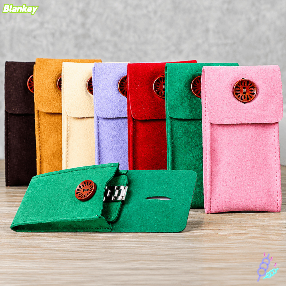 BLANKEFX Travel Watch ,พร้อมใส่กระเป๋านาฬิกาหนังวัวหนังนิ่ม,ที่เก็บนาฬิกาป้องกันรอยขีดข่วนหนังนุ่มป้องกันฝุ่น