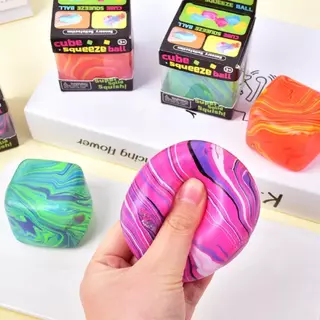 NeeDoh Maltose ของเล่นบรรเทาความเครียด Cube Sensory Fidget ของเล่นช้า Rebound นุ่มและข้าวเหนียวที่เต็มไปด้วยเจลยืดหยุ่น Ice Cube บรรเทาความวิตกกังวล