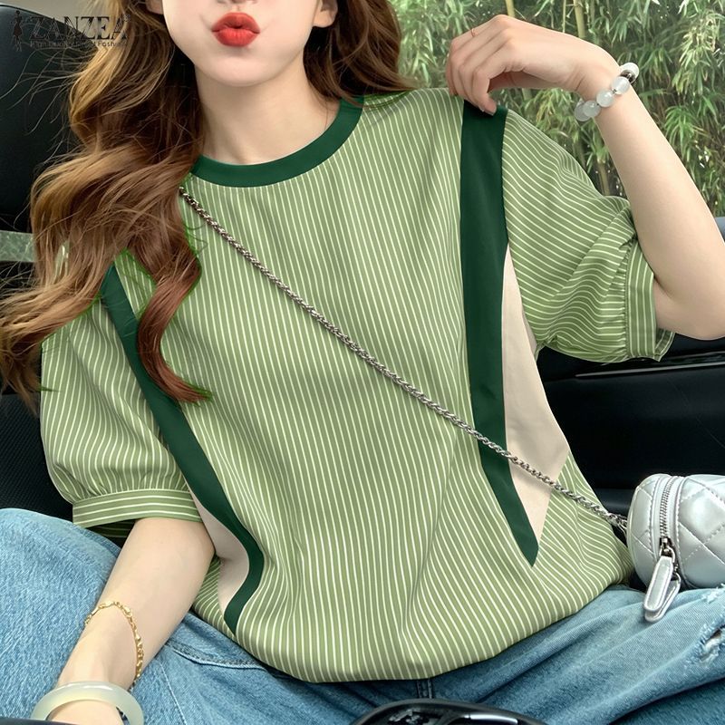زانزيا بلوزة واسعة بألوان ـ نسائي — صورة 6