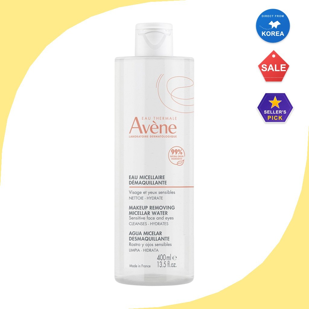 [avene] Micellar Cleanser Water, 400ml, 1pc / Korean Cleansing Water / สูตรอ่อนโยน / ของแท้ 100% โดย