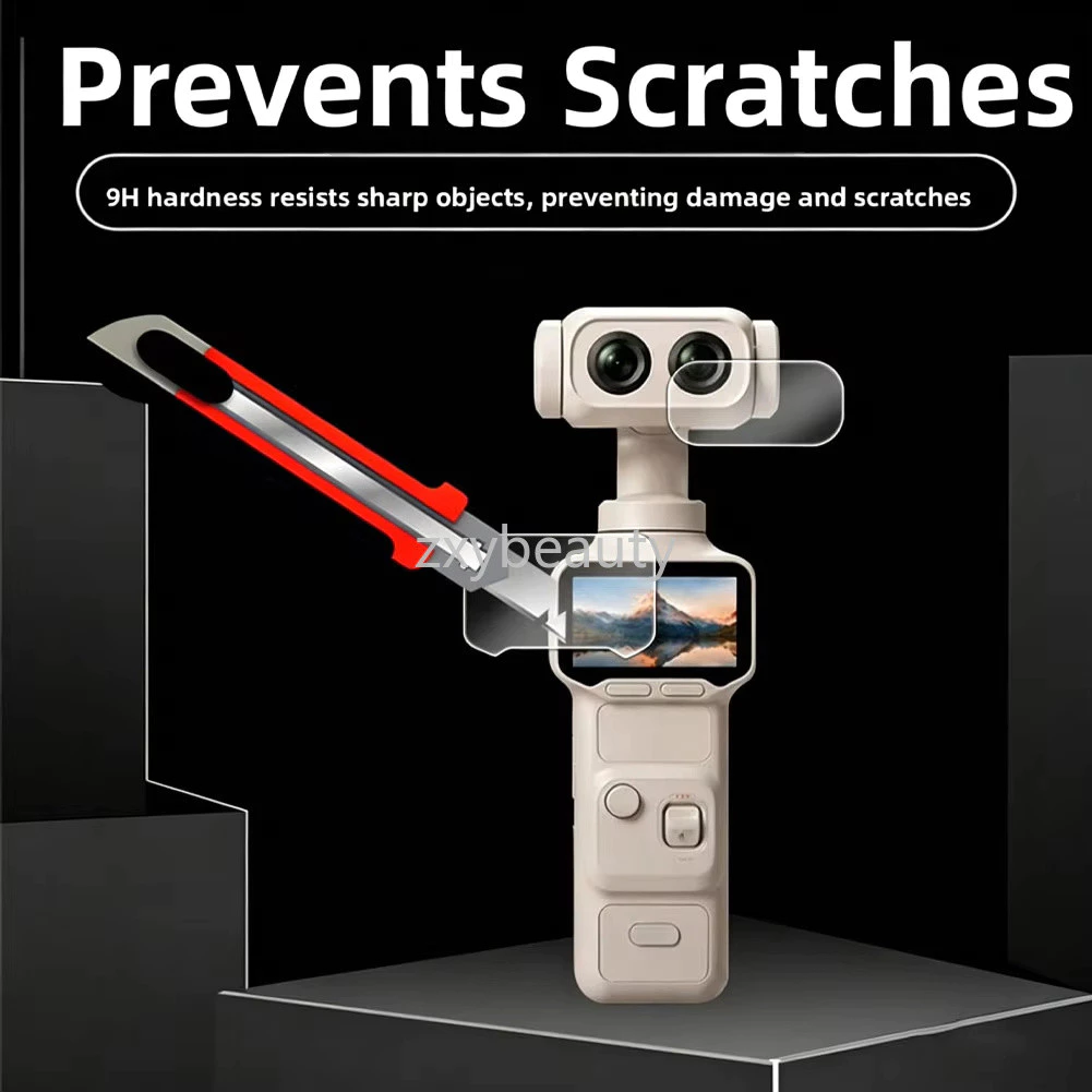 สําหรับ Insta360 Luna Ultra Screen Protector กระจกนิรภัย Flim สําหรับ Insta360 LunaUltra Anti-Scratch เลนส์ฟิล์มกล้องอุปกรณ์เสริม thumbnail 8