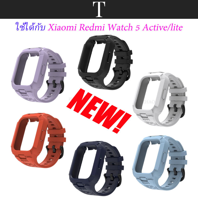 ใช้ได้กับ Xiaomi Redmi Watch 5 Active/Lite  strap สายนาฬิกา ซิลิโคนคุณภาพสูง For Redmi Watch 5 Lite  Redmi Watch 5active