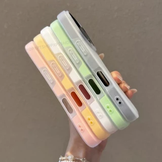 2 in 1 Magnetic Jelly Frosted อะคริลิคเคสโทรศัพท์สําหรับ iPhone 17 Pro Max 16 15 14 13 12 11 กันกระแทกป้องกันปลอก