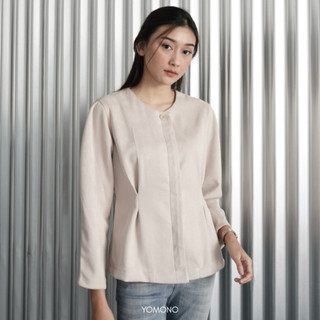 Yomono - Cloud Suede Top Shirt Kemeja Wanita