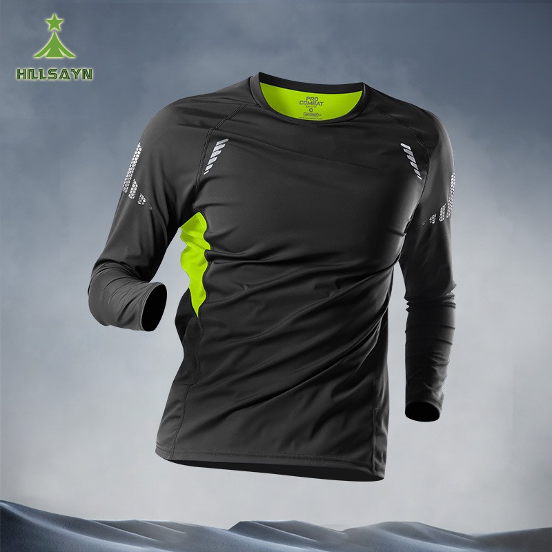 เนินเขา เสื้อกันแดดสําหรับผู้ชายแขนยาวสําหรับโต้คลื่นและน้ําพุร้อน