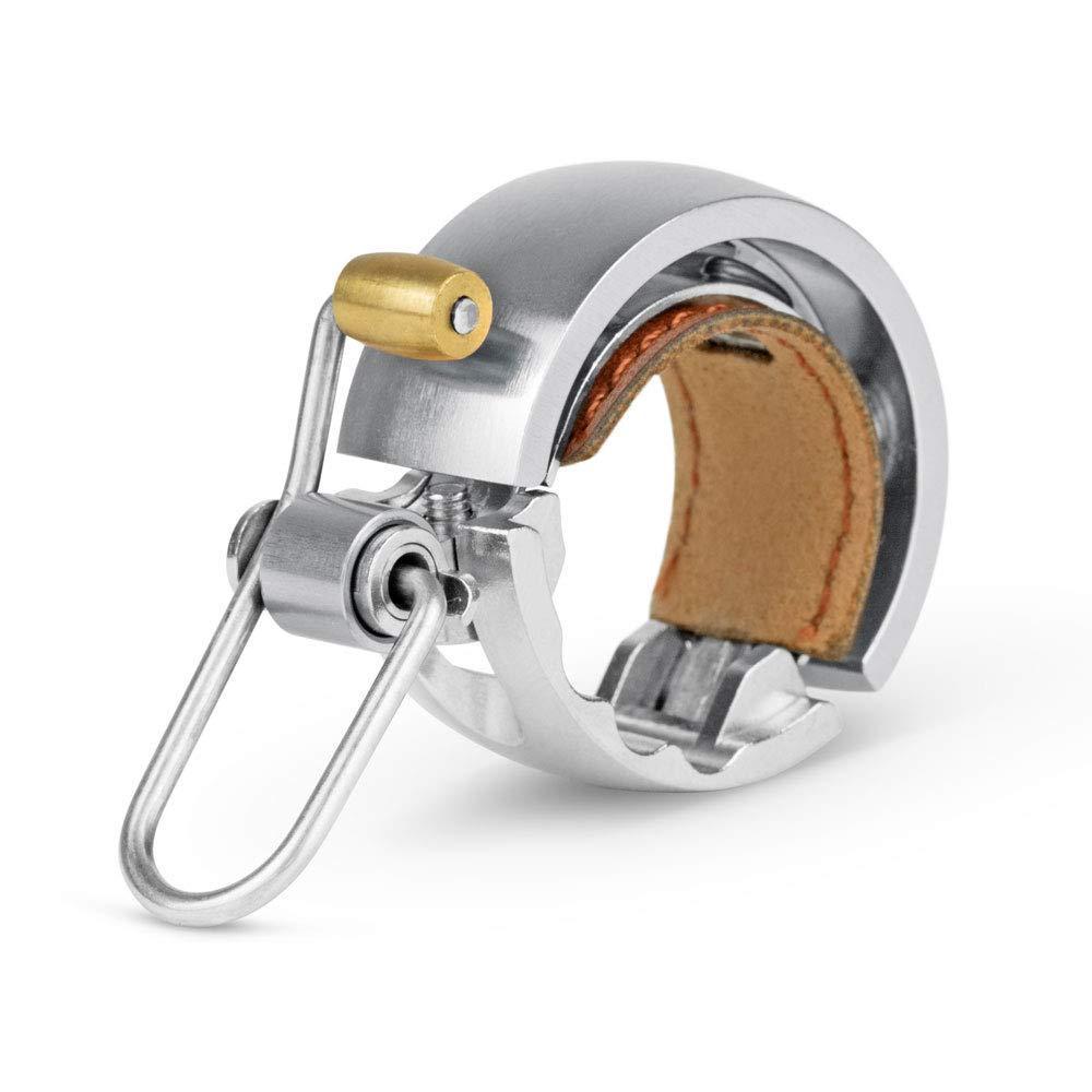 Knog Oi Luxe Bicycle Bell - Ring Type (Inner Diameter: 22.2mm & 23.8-31.8mm) - Available in Large and Small Sizes, Various Colors