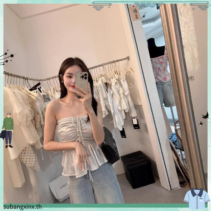 Sister.rrr : JILL TOP เสื้อผูกคอผ้าลินิน