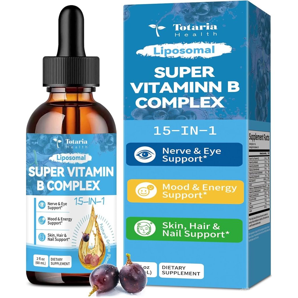 15 - ใน - 1 ไลโปโซม วิตามิน วิตามิน B คอมเพล็กซ์ Pro น้ำตาล - ฟรี วิตามิน B คอมเพล็กซ์ หยด พร้อม B1,