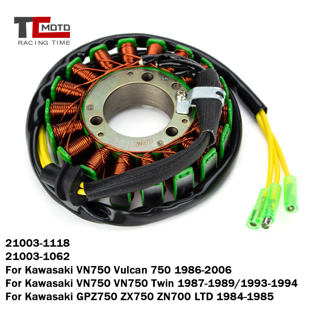เครื่องกําเนิดไฟฟ้า Stator Coil สําหรับ Kawasaki VN750 Vulcan 750 VN750 Twin ZN700 LTD GPZ750 ZX750 