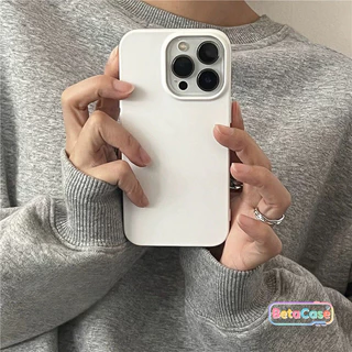 เคสไอโฟนเจลลี่สีพื้นมินิมอลเรียบหรู 17Pro/16/15/14/13/12/11/ProMax/7G/7/8Plus/XS/XR/SE2/SE3