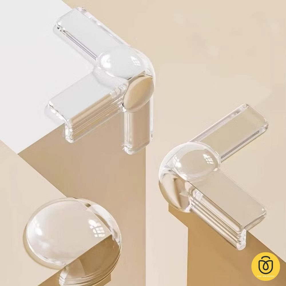 SIKU 4 PC/Pack Table Corner Protector Corner Guard Rubber Elbow Table Edge With Sticker - LH