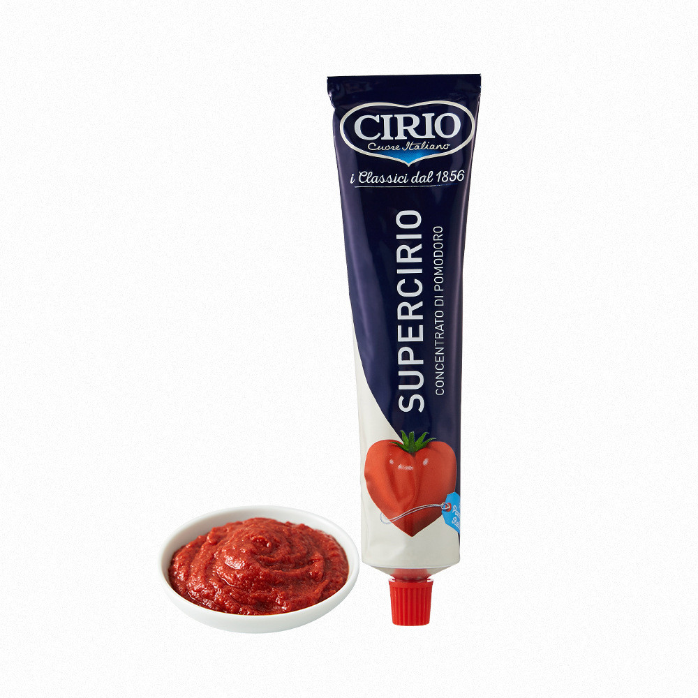 Cirio มะเขือเทศวาง 130g*2 สลัดทอดปรุงรส sa cirio มะเขือเทศ 欧优质修身膏 มะเขือเทศ130g*2支沙调条味酱用 automtz0601