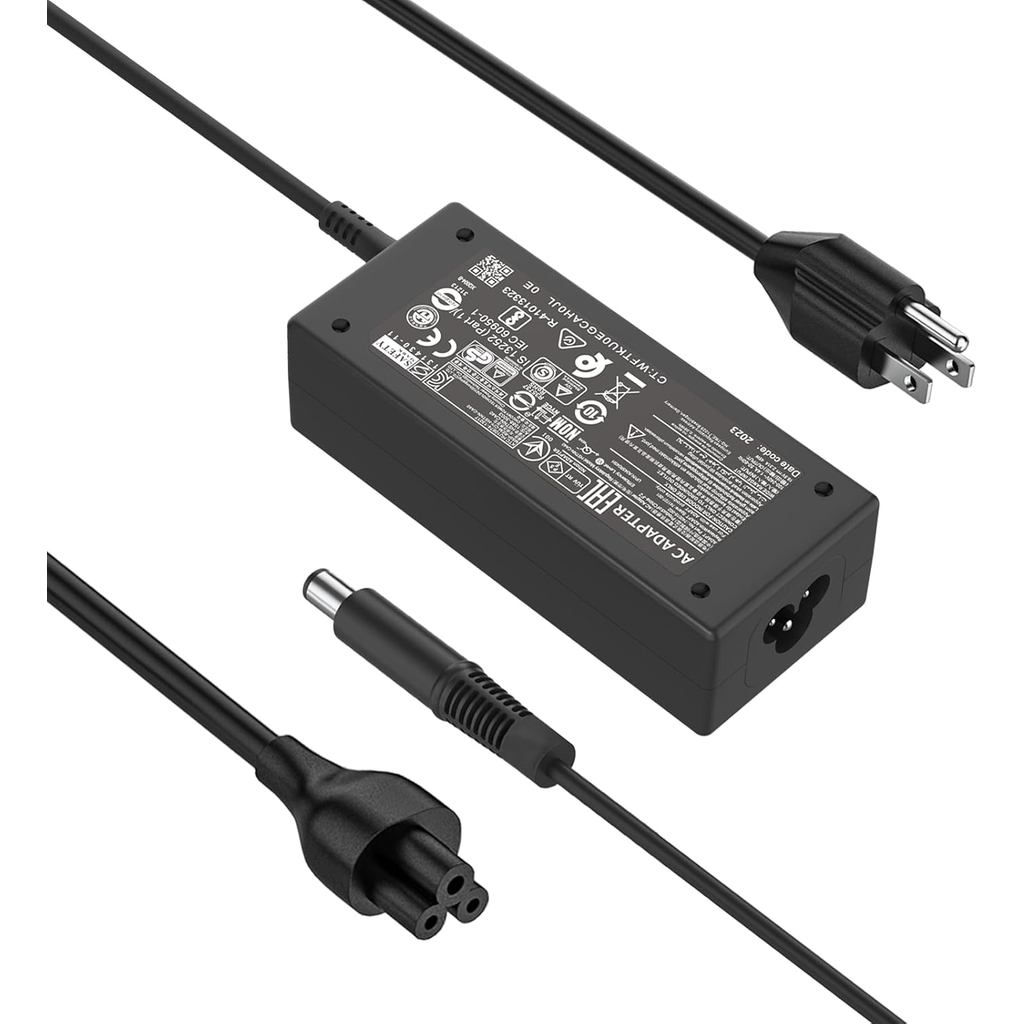 65W อะแดปเตอร์ Ac Fit สําหรับ HP Pavilion DM1 DM4 DV5 DV6 DV7 All-in-One 22 24 27 ZBook 14U G2 G5 G6