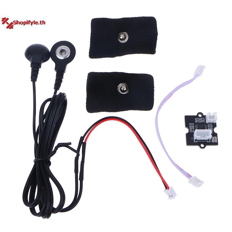 Shopifyle GSR Grove Skin Current Sensing Sensor ความต้านทานผิวและการนําไฟฟ้า th