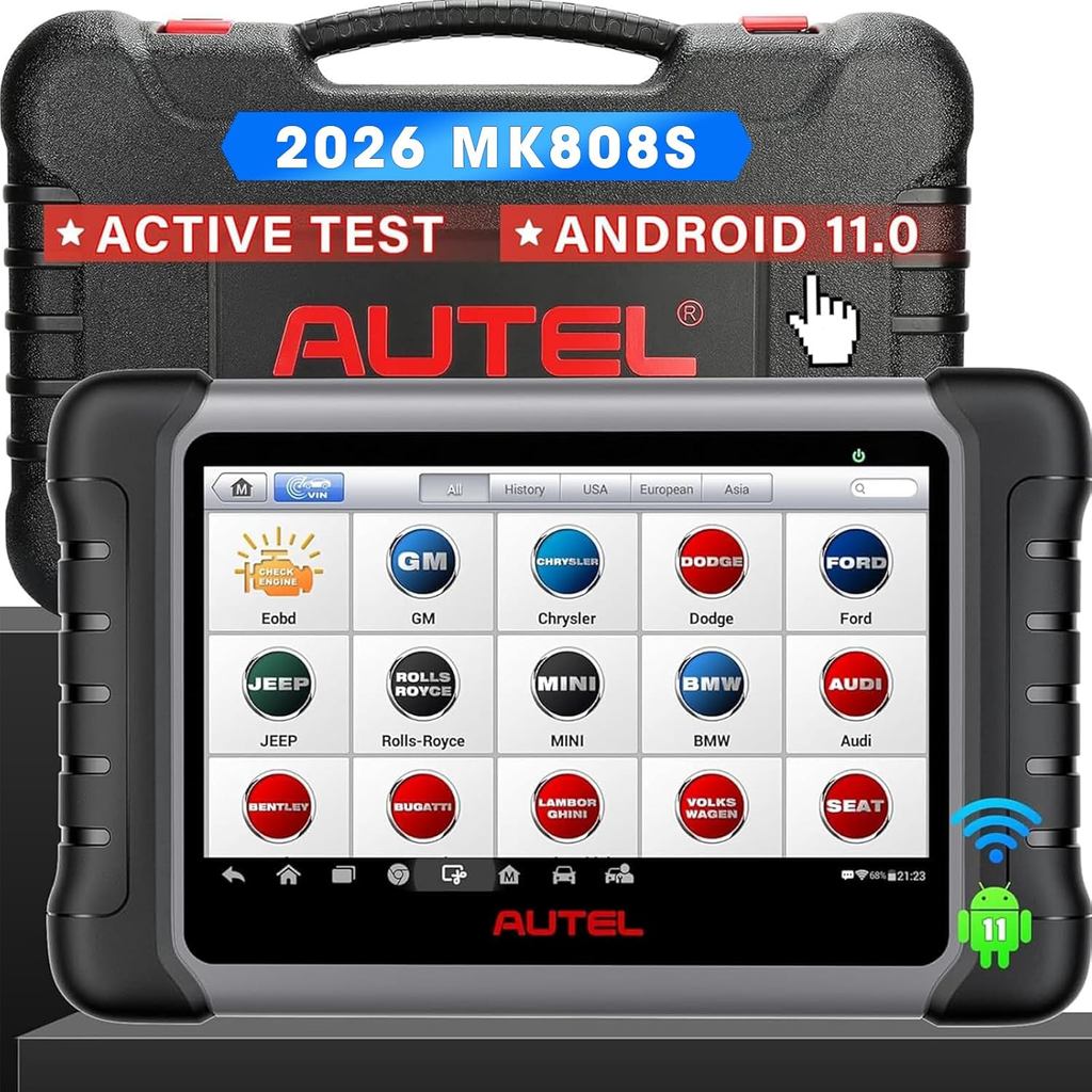 Autel Scanner MaxiCOM MK808S: 2026 Bidirectional Tool เป็น MK808BT Pro MX808S M808Z ทํางานเป็น MaxiC