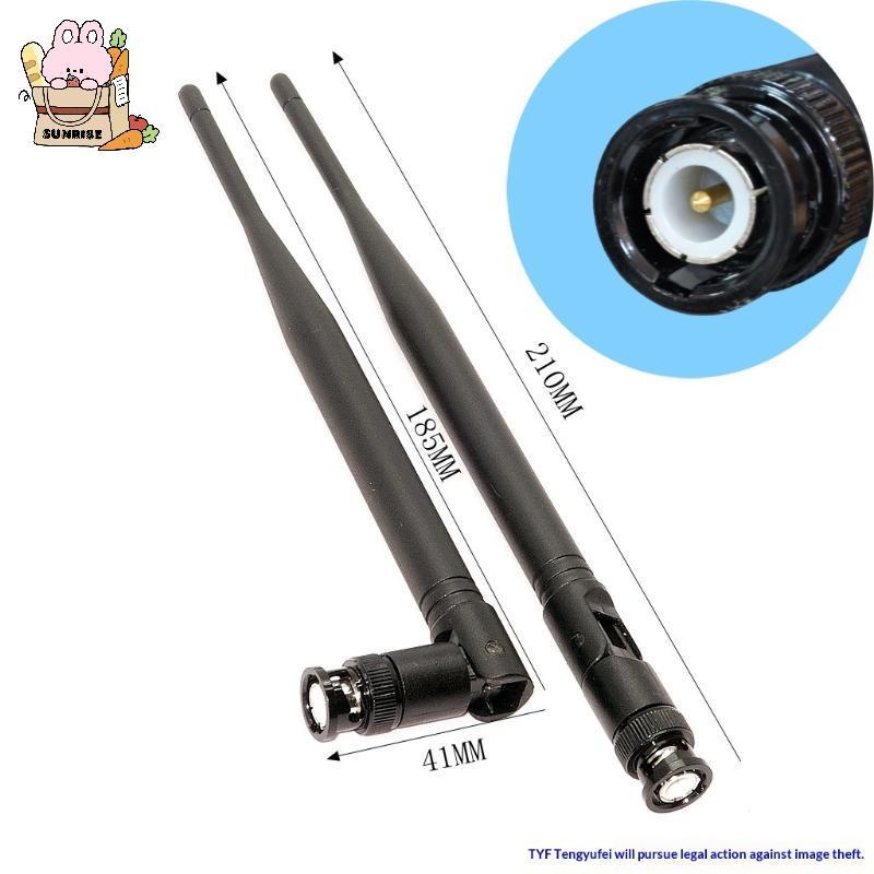 [ใหม่] 2 ชิ้น 5dBi Gain UHF 500MHz-900MHz เสาอากาศ 210 มิลลิเมตรเสาอากาศ UHF พร้อมขั้วต่อ BNC สําหรับอุปกรณ์รับไมโครโฟนไร้สาย TH