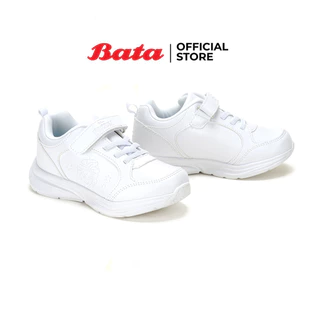 Bata บาจา Bubble Gummer รองเท้านักเรียน รองเท้าผ้าใบนักเรียน สำหรับเด็กผู้หญิง สีขาว รหัส 3411150