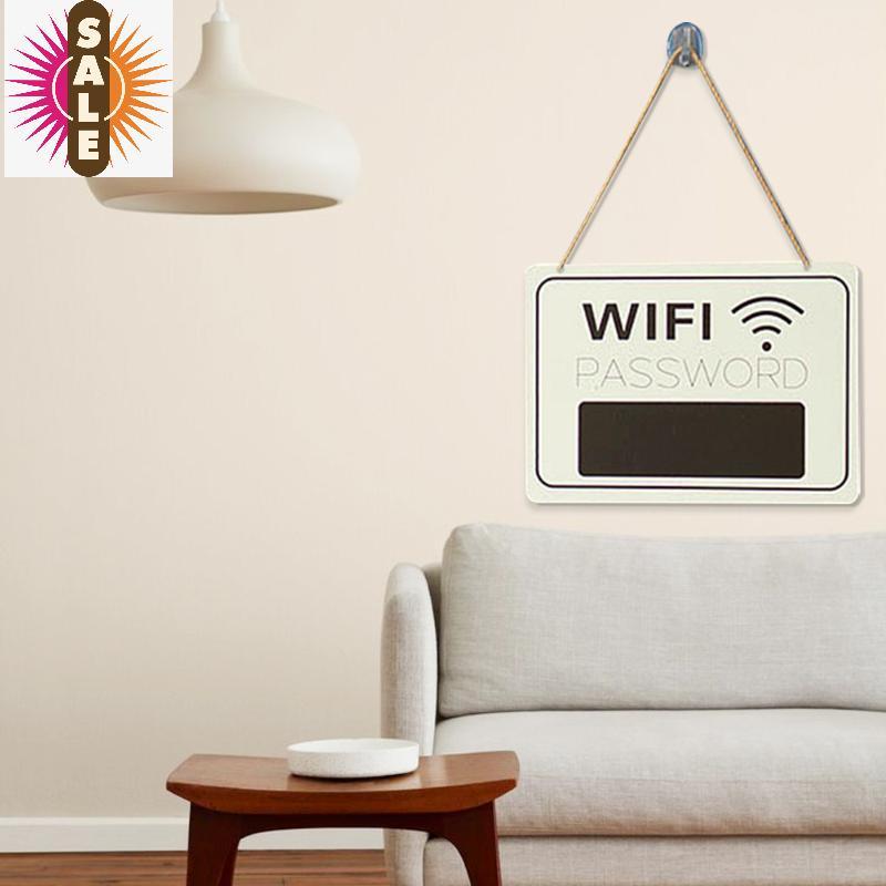Ap ตกแต่งบ้านทนทานไม้ Wifi ป้ายรหัสผ่านไม่จําเป็นต้องไฟฟ้าติดผนังที่