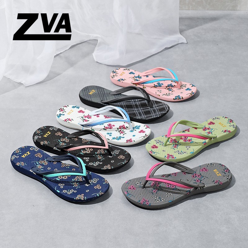 ZVA Flip-Flops ผู้หญิงฤดูร้อน High-End Anti-Slip Quick-Drying 2026 สไตล์ใหม่สุภาพสตรีรองเท้าแตะสวมใส่ด้านนอก Flip-Flops ว่ายน้ํา S