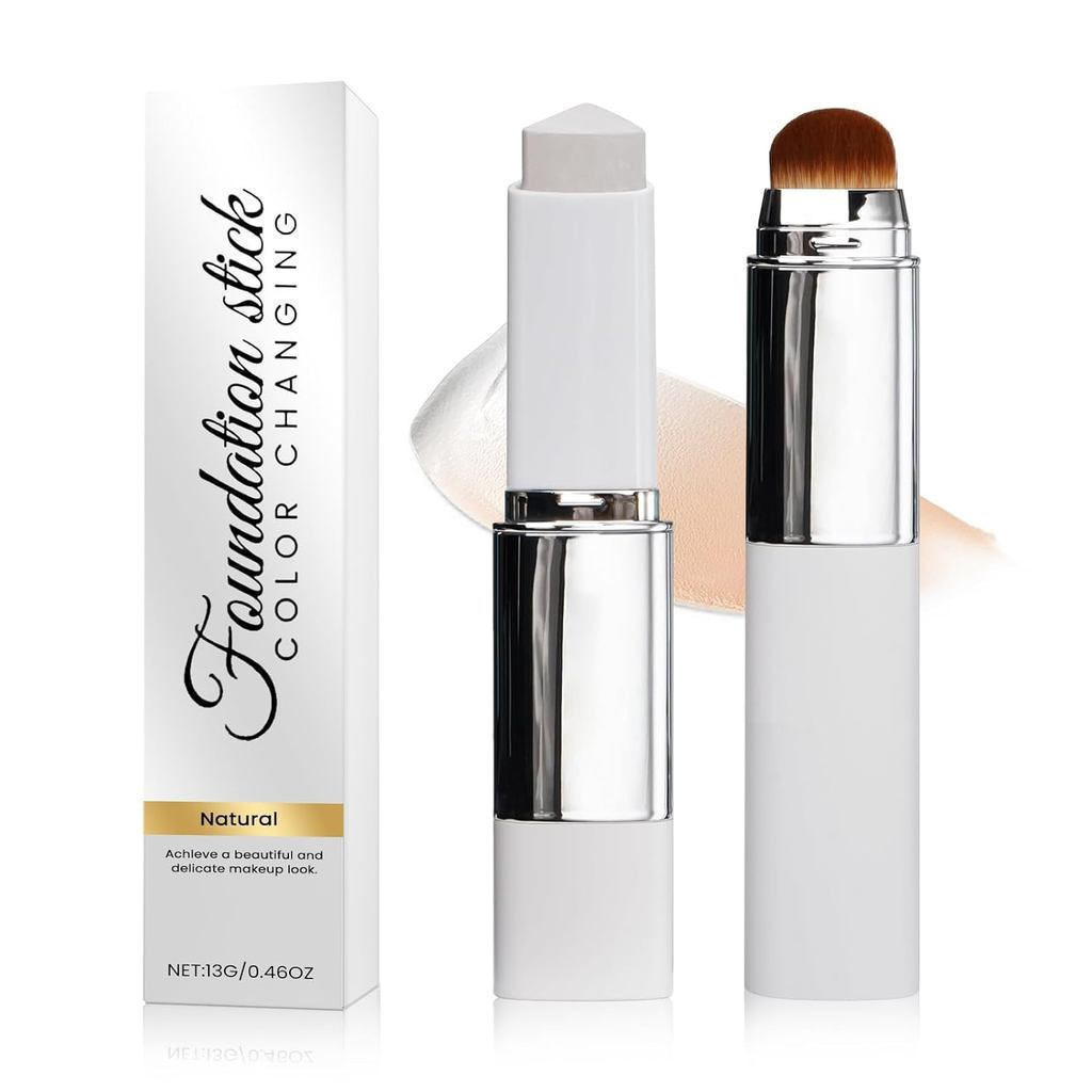 ColorChangFoundationStick,MediumtoFullCoverageStickให้ความชุ่มชื้นแต่งหน้า,Dual-EndedwithSoftBrushfo