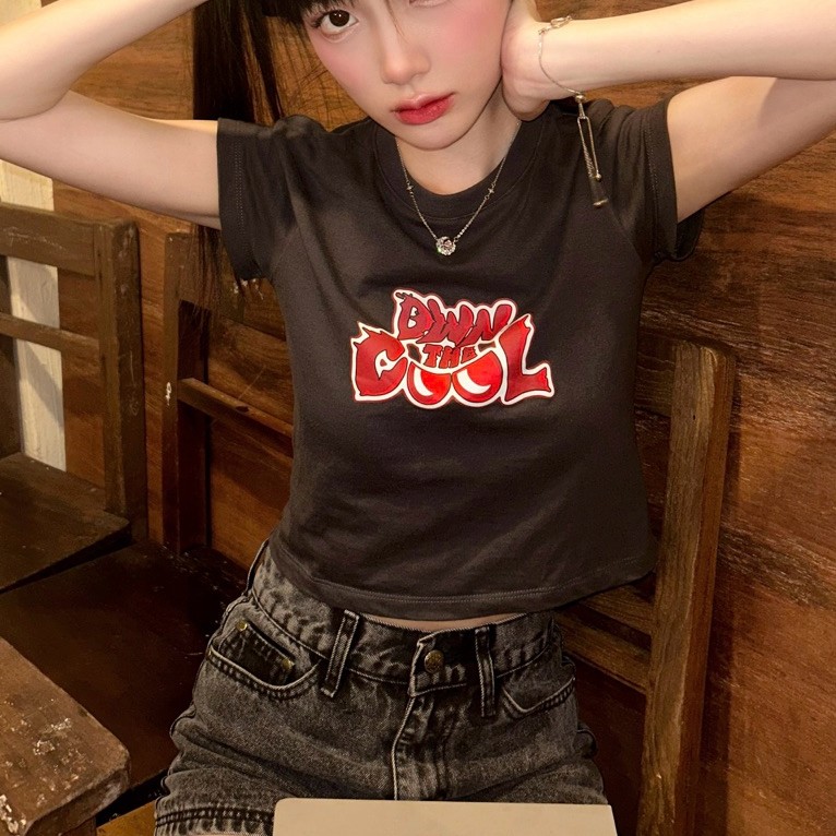 Baby tee Own the cool collection (ผ้าคอลลาเจน)