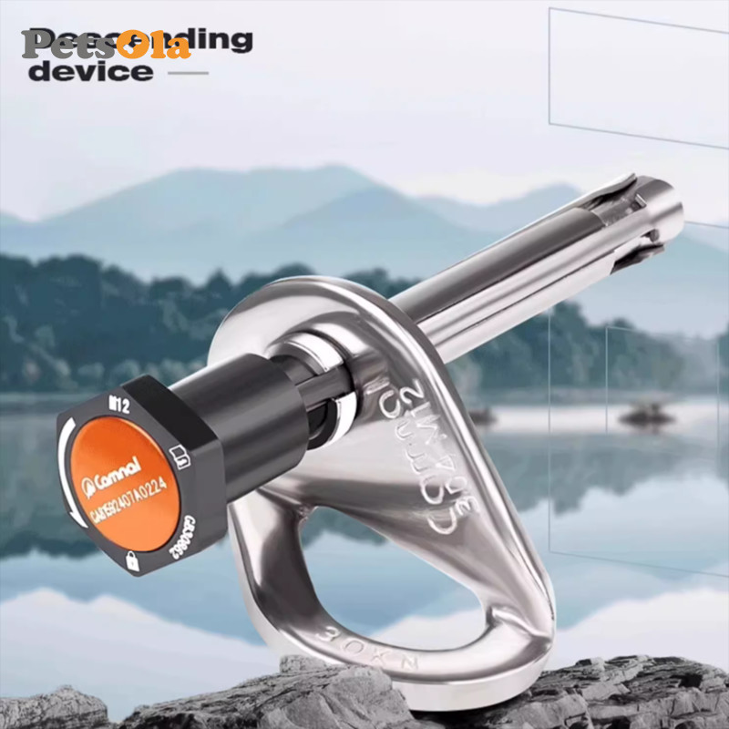 [สัตว์เลี้ยง] Rock Climbing Bolt Hanger สแตนเลส Anchor Bolt Eyebolt จุดคงที่ Heavy Duty ยึดปีนเขาถือเหมาะสําหรับการฝึกอบรมกลางแจ้งในร่มใช้