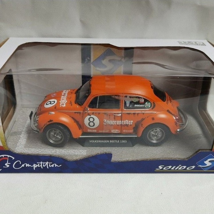 1/18 SOLIDO S SOLIDO VW-BEETLE VOLKSWAGEN Beetle 1303 Wild Grid Coating โรงงานเดิมเก่า VOLKSWAGEN BE