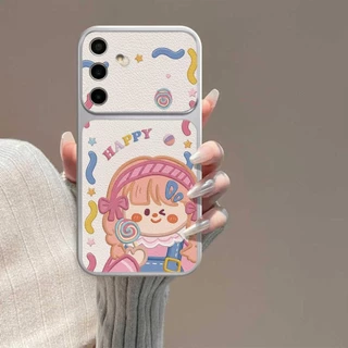 สาวน่ารัก เคส For Samsung A07 A17 A05 A36 A56 A06 A15 A56 A14 A25 A24 A32 A35 S26 S24 S25Ultra ฝุ่นนุ่มTPUโทรศัพท์ปกหลัง