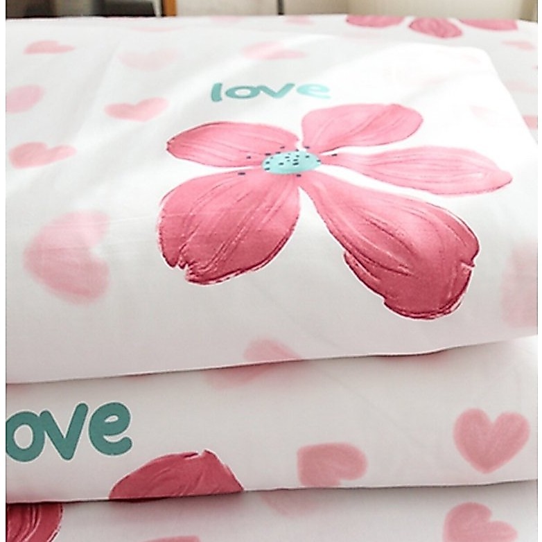Huahe Love Heart Pure Cotton Quilt Cover Single Piece Cotton Quilt Core Cover 150x200 Quilt Cover Sh