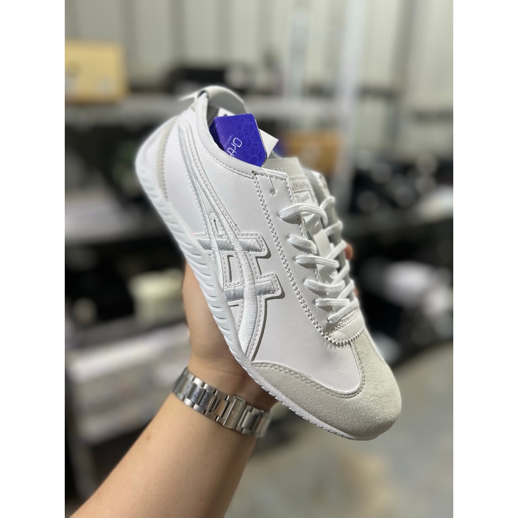 Onitsuka รองเท้าผู้ชายรองเท้าผู้หญิง MEXICO 66 หนังรองเท้าลําลอง DL408-1684 กีฬารองเท้าลําลอง