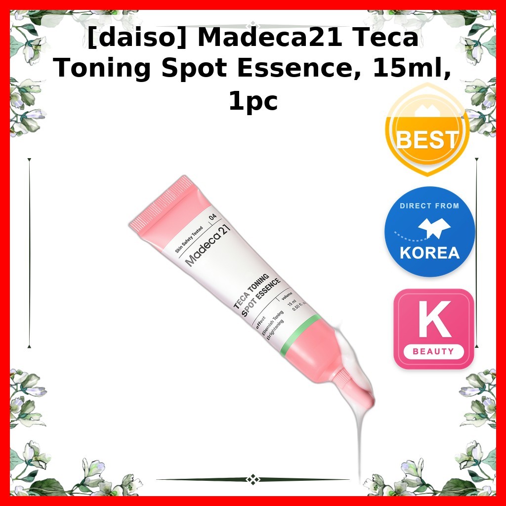 [daiso] Madeca21 Teca Toning Spot Essence, 15ml, 1pc / Korean Toning Essence / Blemish Treatment by 