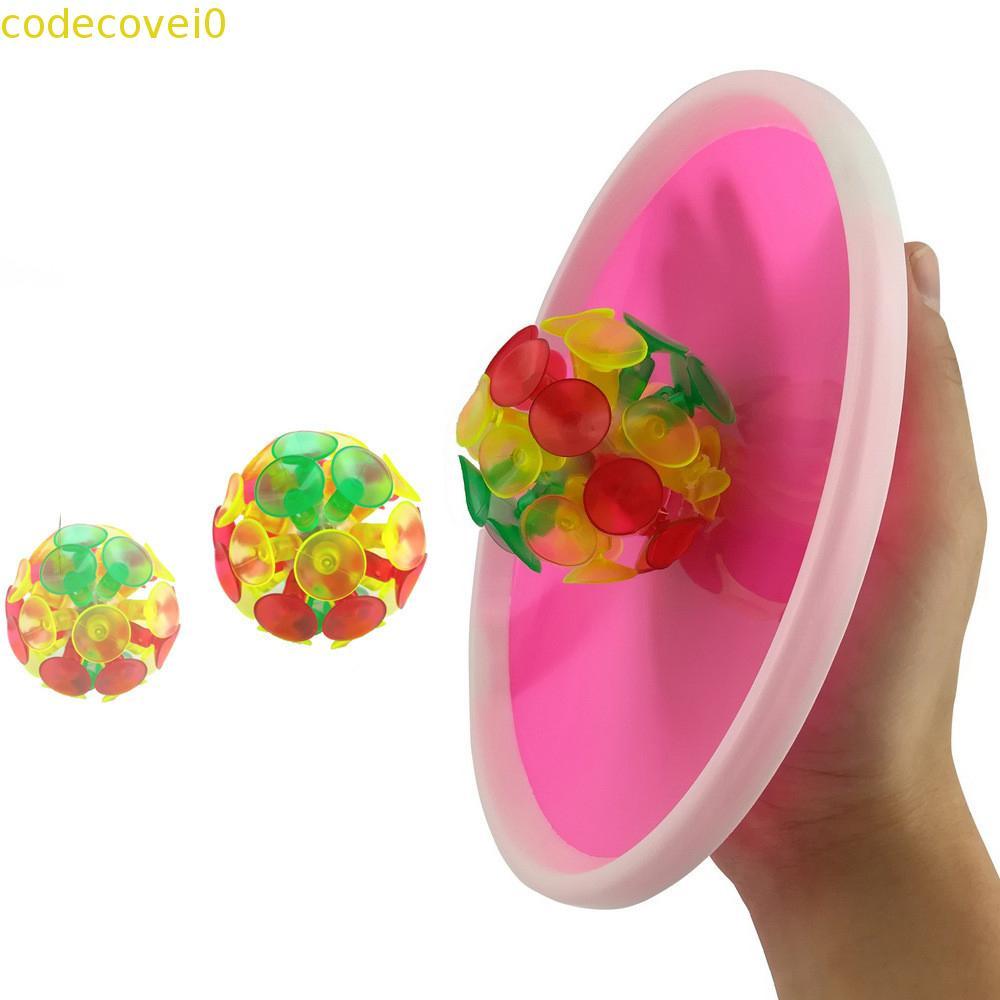 CODECOVEI ถ้วยดูด Ball Fidget ของเล่นเด็ก Plaything สําหรับเด็ก Ball ของเล่นปาร์ตี้ของเล่น Stick Ball