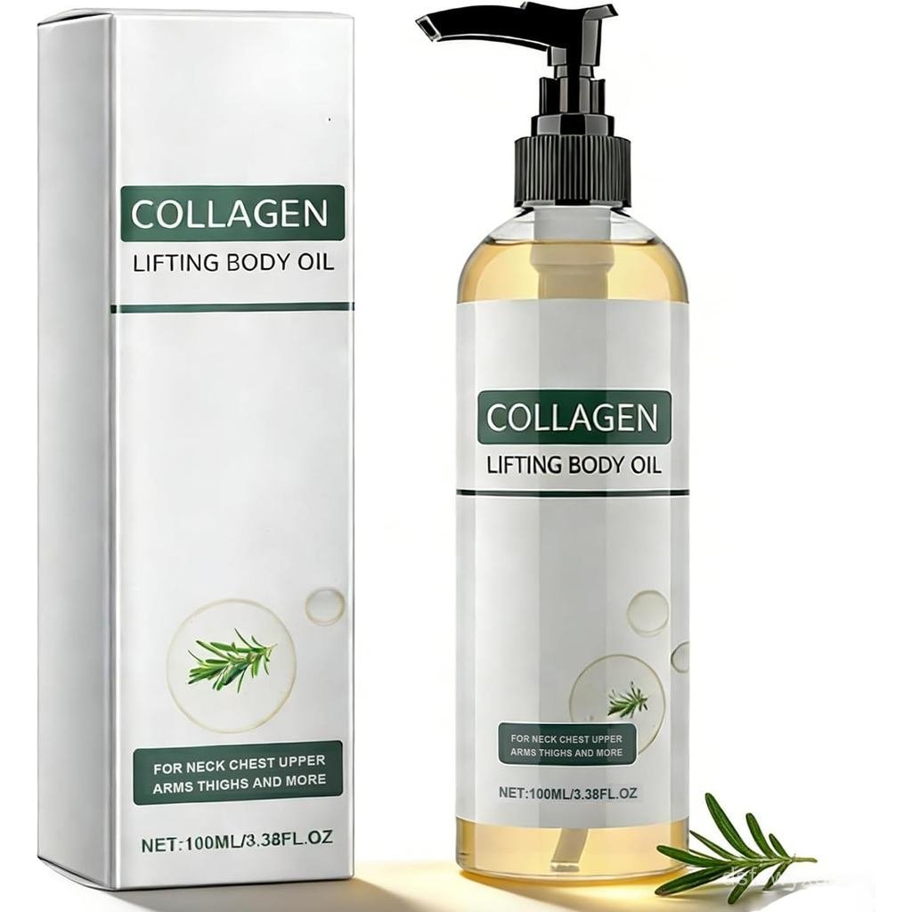 Collagen Lifting Body Oil, Firming & Moisturising Body Oil สําหรับผู้หญิง, น้ํามันคอลลาเจนสําหรับคอ,