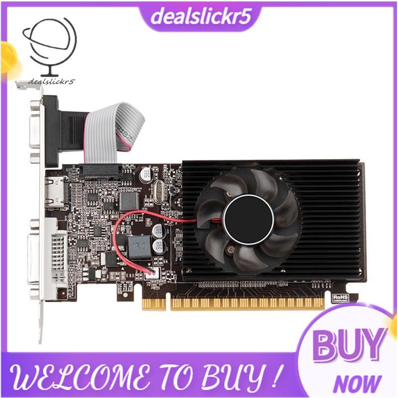 GT610 กราฟิกการ์ด DDR3 True 2GB 810MHZ คอมพิวเตอร์การ์ด DDR3 กราฟิกการ์ด PCI-E 16X - รองรับ + VGA + 