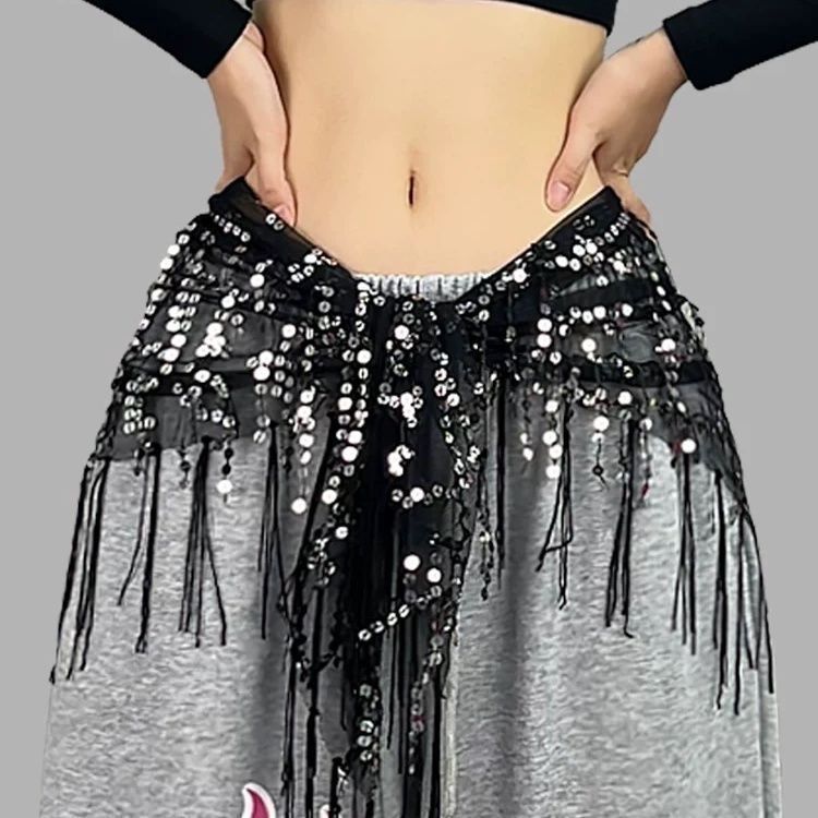 Street Dance Wear Sequins Jazz Jazz Sports เอว Match h Street Dance Street Wear Sequins Jazz Jazz กี