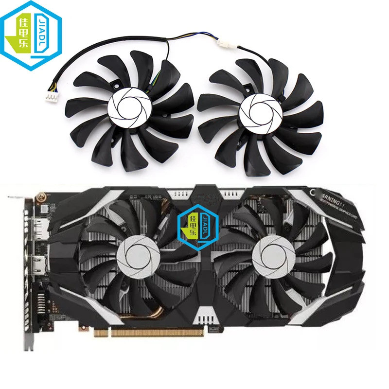 85MM พัดลมกราฟิกการ์ด Cooler สําหรับ MSI GeForce GTX 1060 OC 6G 960 P106 GTX1060 GTX960 HA9010H12F-Z