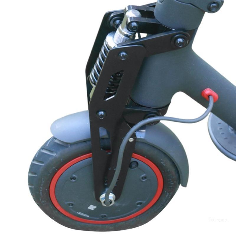 โช้คอัพช่วงล่างส้อมด้านหน้าด้านบน Smooth Ride Enhancement ทางไกลขี่โลหะสําหรับ M365 2