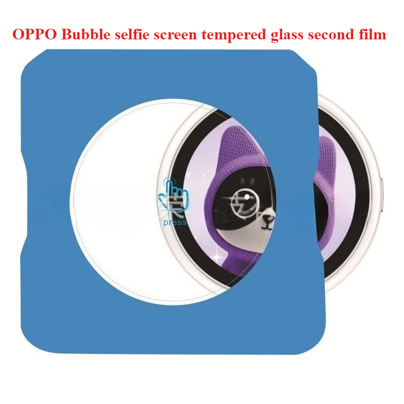 สําหรับ OPPO Bubble Clear กระจกนิรภัย 9H 2.5D พรีเมี่ยมป้องกันหน้าจอฟิล์มป้องกัน OPPO Bubble selfie หน้าจอกระจกนิรภัยฟิล์มที่สอง