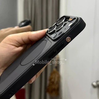 เคสทึบสีด้านชาร์จได้ Magnetic ดีไซน์เก๋ๆ กันกระแทก เคสไอโฟน สำหรับ iPhone 11-17Promax