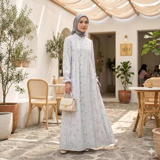 NJW - Dress Mina muslim wanita busui friendly - gaun wanita