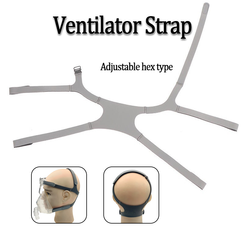 CPAP ปรับ Ventilator สายคล้องคอหกเหลี่ยม Universal สายคล้องคอ Anti-Snoring